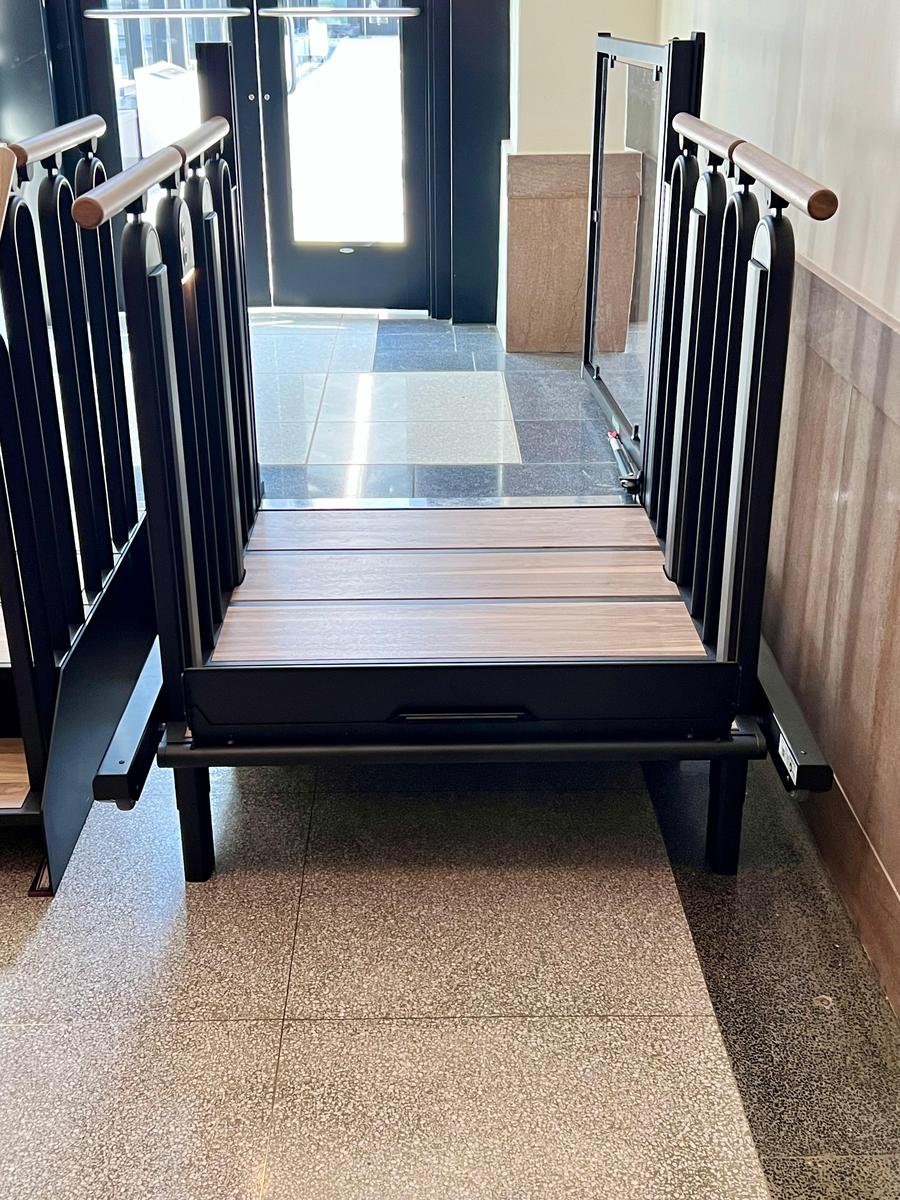 VPL installed at residential deck — completed installation